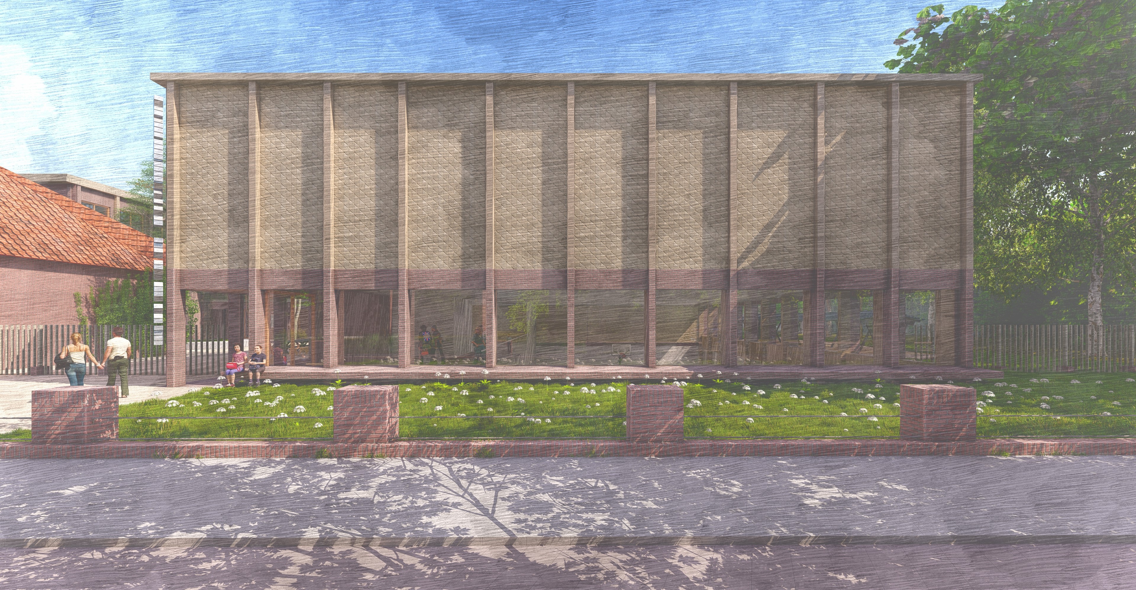 JUUL courtyard visualization
